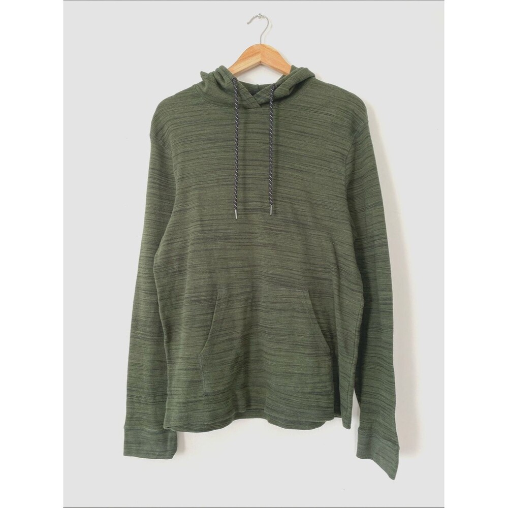 urban pipeline Olive Green Hooded Long Sleeve Pullover Sz L Hiking Casual Beach